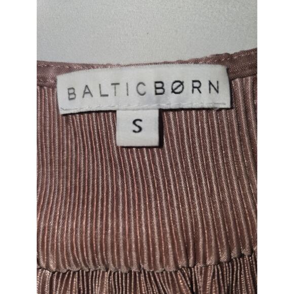 Womens Baltic Born Venus Pleated Maxi Dress in mauve color Size S - Picture 5 of 6